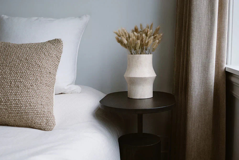 Wazon z trawertynu sztucznego Ø12x20 cm